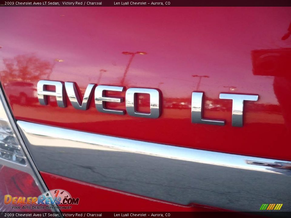 2009 Chevrolet Aveo LT Sedan Victory Red / Charcoal Photo #12