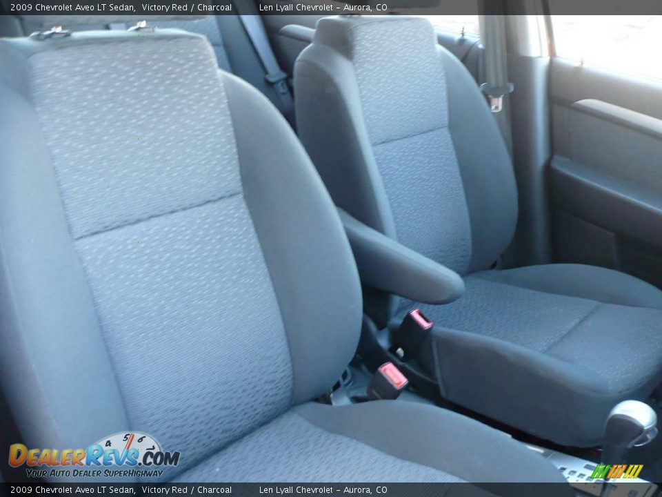 2009 Chevrolet Aveo LT Sedan Victory Red / Charcoal Photo #13