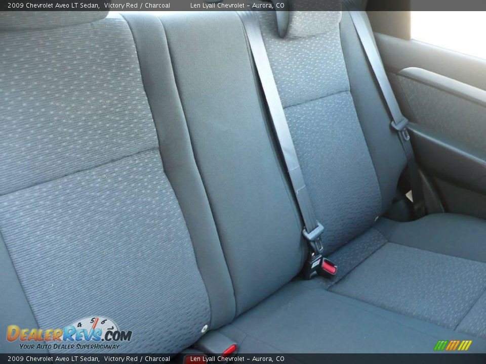 2009 Chevrolet Aveo LT Sedan Victory Red / Charcoal Photo #14