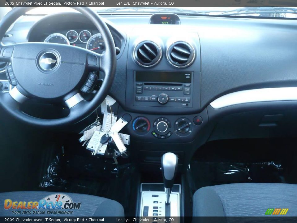2009 Chevrolet Aveo LT Sedan Victory Red / Charcoal Photo #15