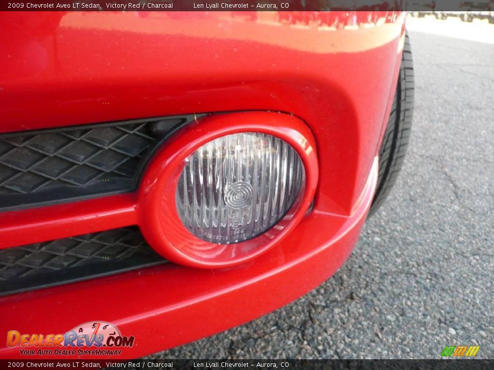 2009 Chevrolet Aveo LT Sedan Victory Red / Charcoal Photo #20