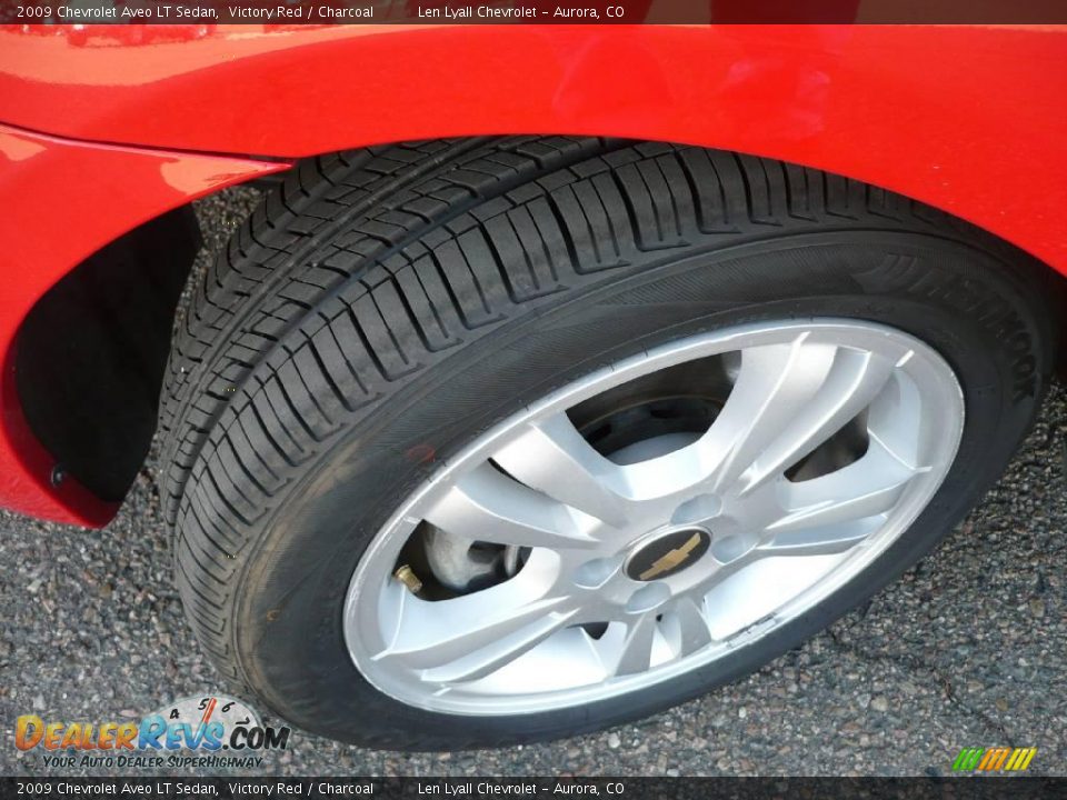 2009 Chevrolet Aveo LT Sedan Victory Red / Charcoal Photo #21