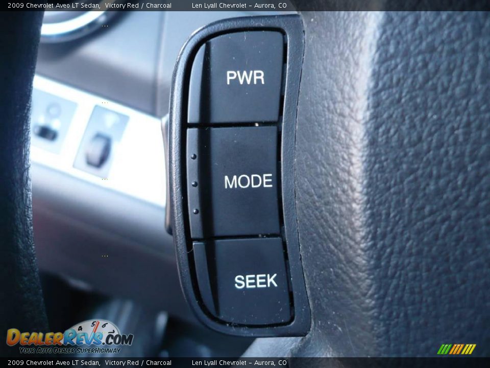 2009 Chevrolet Aveo LT Sedan Victory Red / Charcoal Photo #22