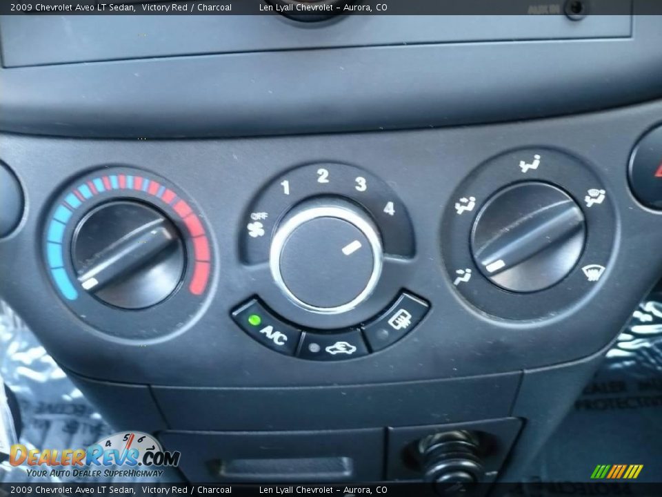 2009 Chevrolet Aveo LT Sedan Victory Red / Charcoal Photo #26