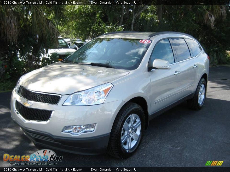 2010 Chevrolet Traverse LT Gold Mist Metallic / Ebony Photo #1