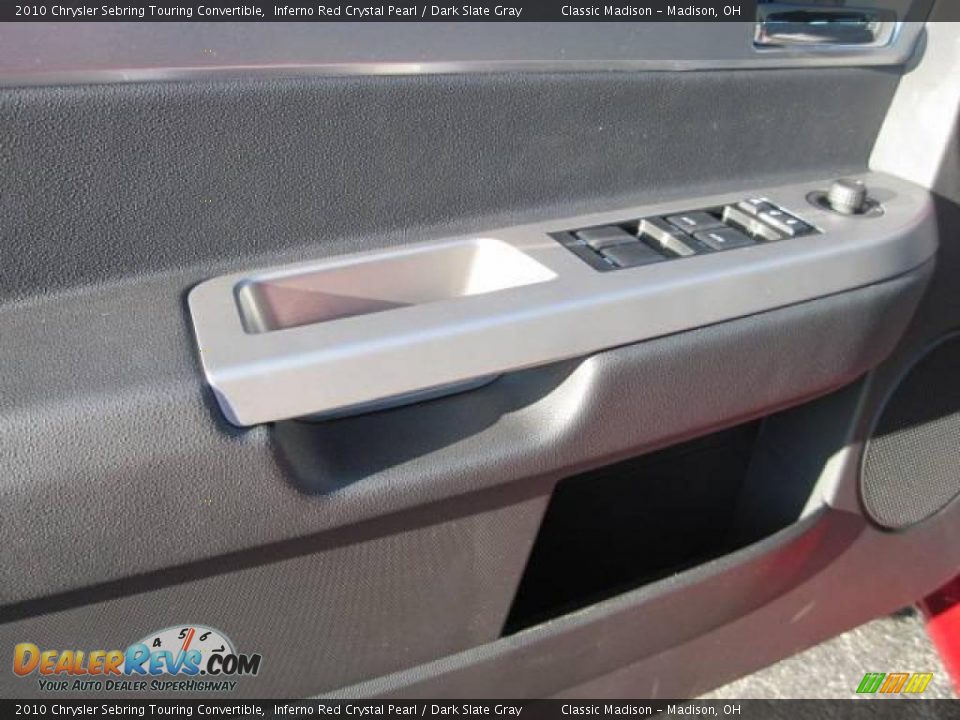 2010 Chrysler Sebring Touring Convertible Inferno Red Crystal Pearl / Dark Slate Gray Photo #5