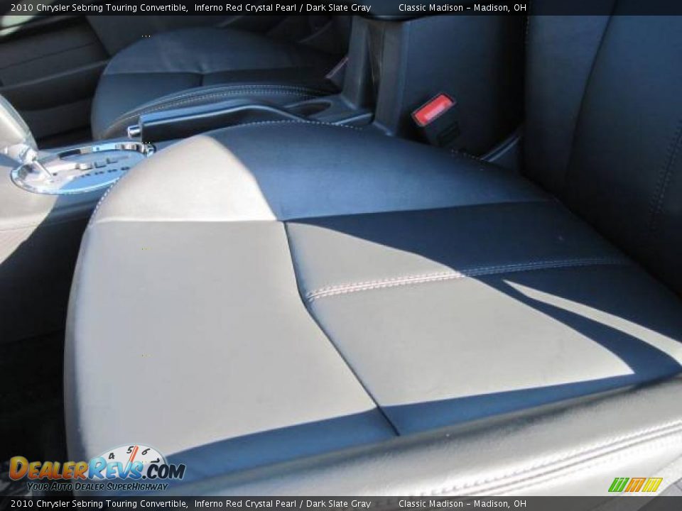2010 Chrysler Sebring Touring Convertible Inferno Red Crystal Pearl / Dark Slate Gray Photo #7