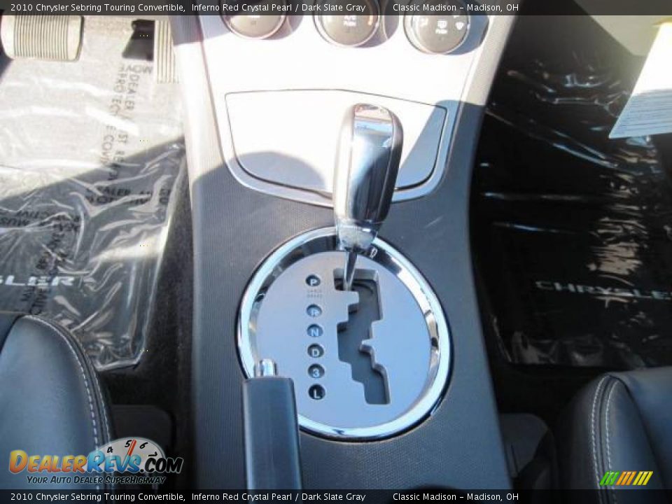 2010 Chrysler Sebring Touring Convertible Inferno Red Crystal Pearl / Dark Slate Gray Photo #8