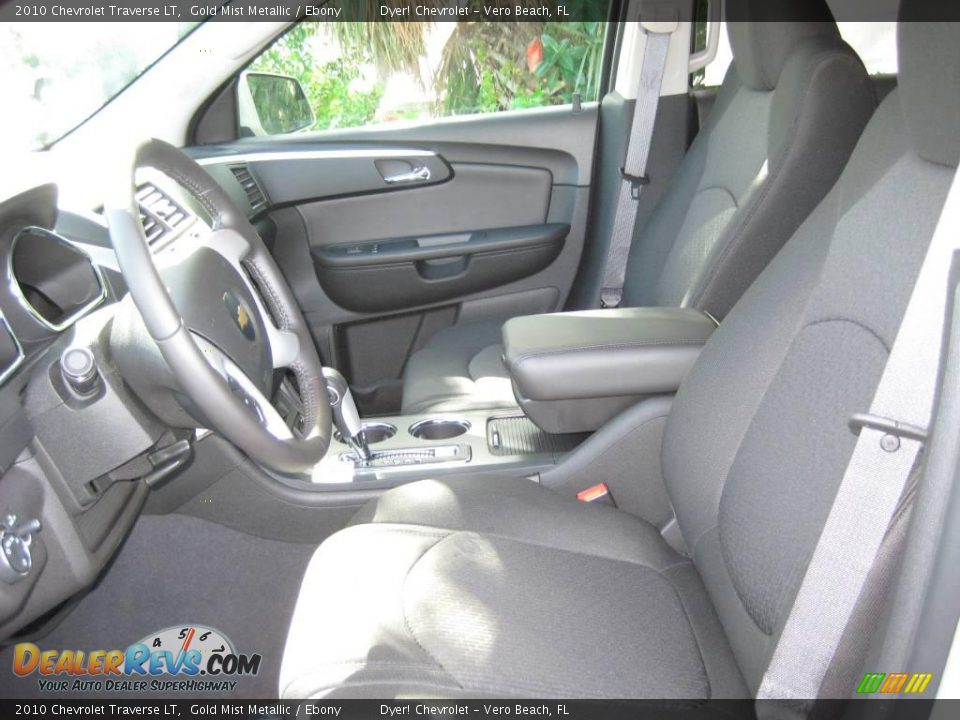 2010 Chevrolet Traverse LT Gold Mist Metallic / Ebony Photo #6