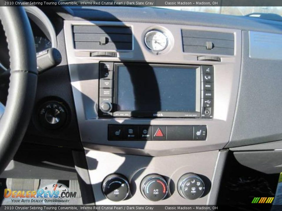 2010 Chrysler Sebring Touring Convertible Inferno Red Crystal Pearl / Dark Slate Gray Photo #9