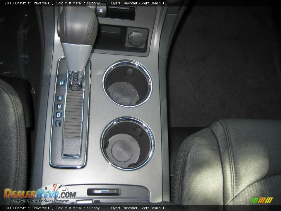 2010 Chevrolet Traverse LT Gold Mist Metallic / Ebony Photo #8