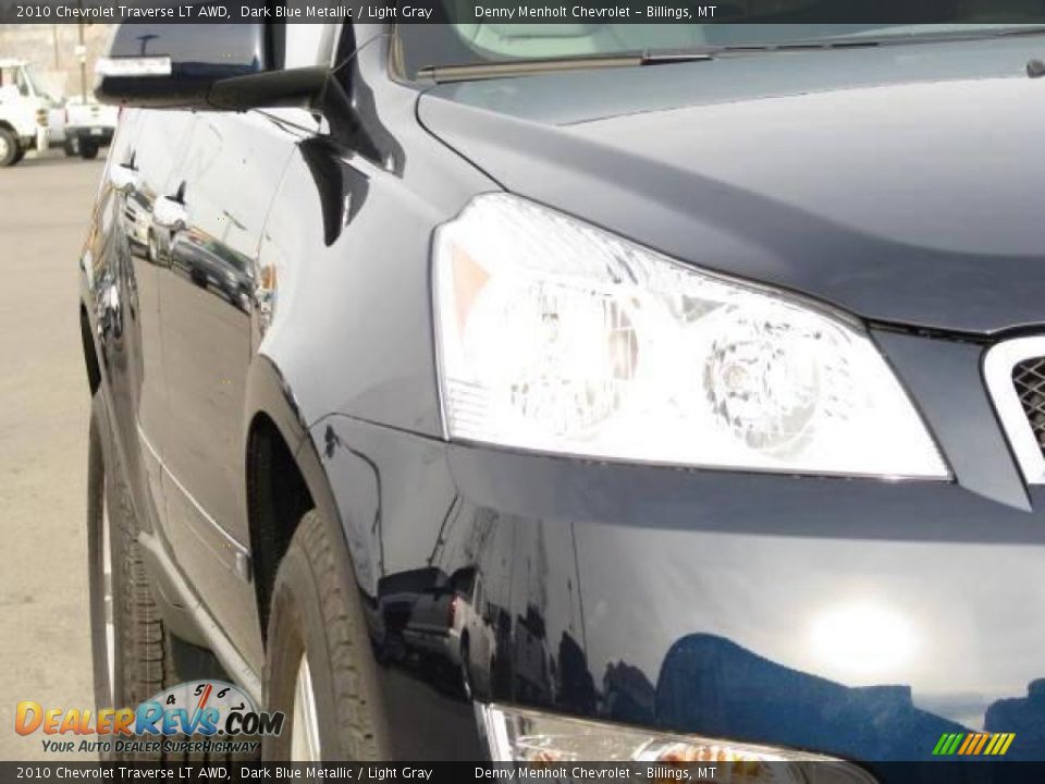 2010 Chevrolet Traverse LT AWD Dark Blue Metallic / Light Gray Photo #5