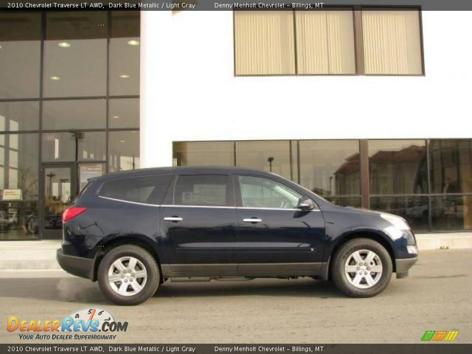 2010 Chevrolet Traverse LT AWD Dark Blue Metallic / Light Gray Photo #6