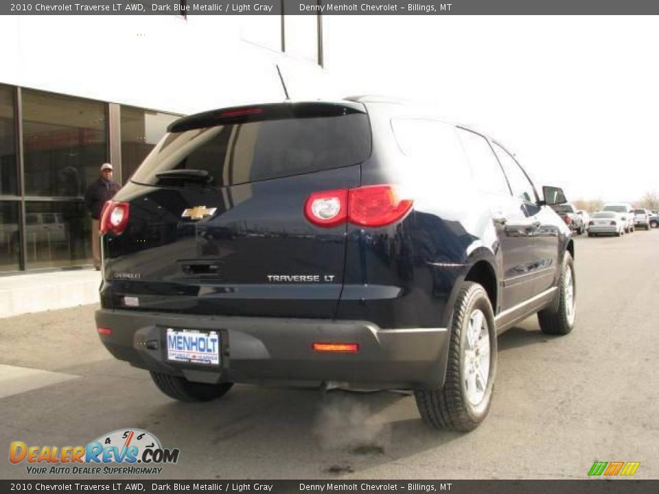 2010 Chevrolet Traverse LT AWD Dark Blue Metallic / Light Gray Photo #7