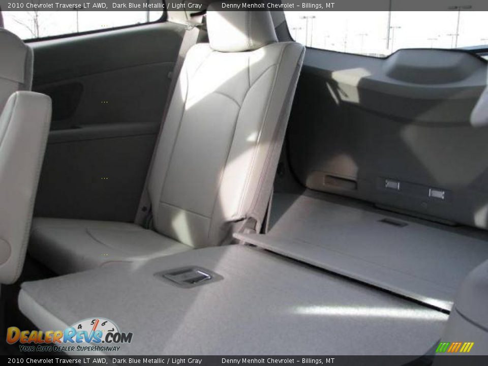 2010 Chevrolet Traverse LT AWD Dark Blue Metallic / Light Gray Photo #9