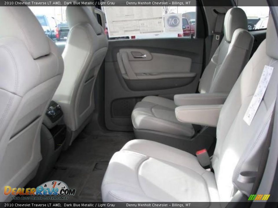 2010 Chevrolet Traverse LT AWD Dark Blue Metallic / Light Gray Photo #10