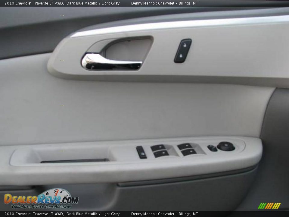2010 Chevrolet Traverse LT AWD Dark Blue Metallic / Light Gray Photo #14