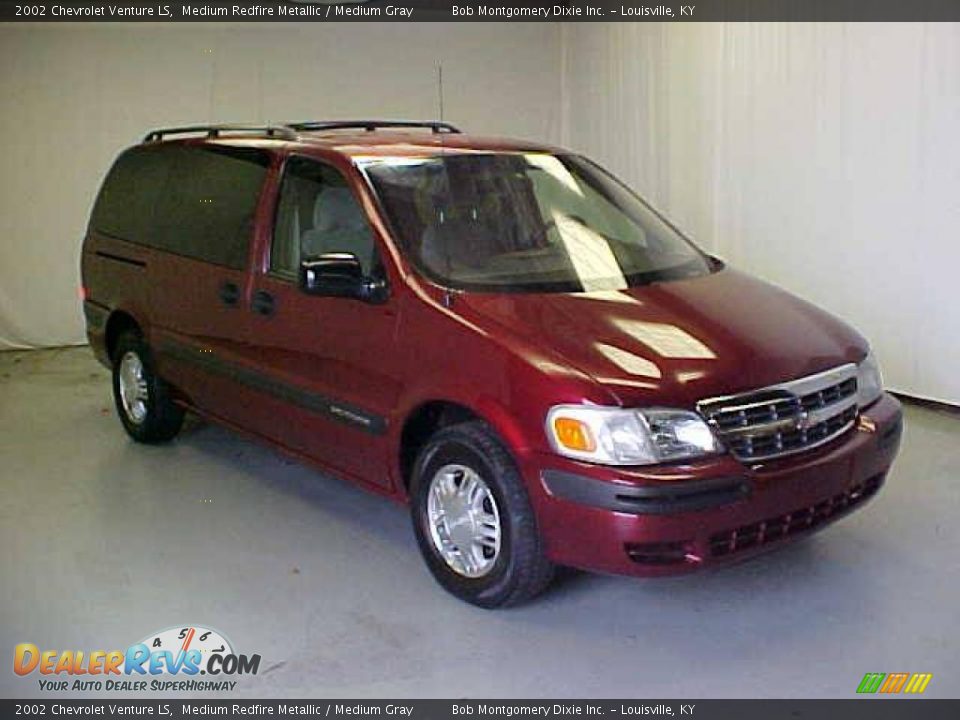 2002 Chevrolet Venture LS Medium Redfire Metallic / Medium Gray Photo #1