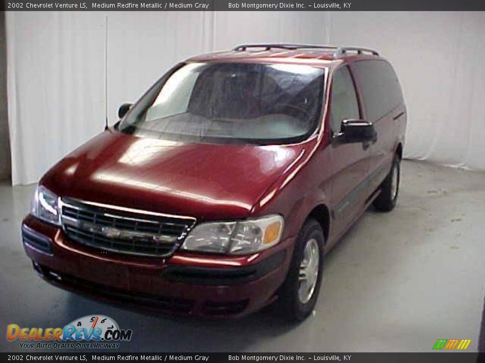 2002 Chevrolet Venture LS Medium Redfire Metallic / Medium Gray Photo #3