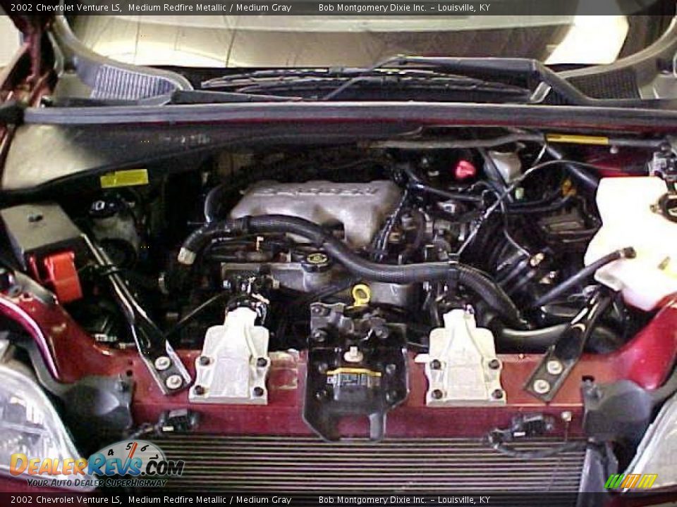 2002 Chevrolet Venture LS Medium Redfire Metallic / Medium Gray Photo #4