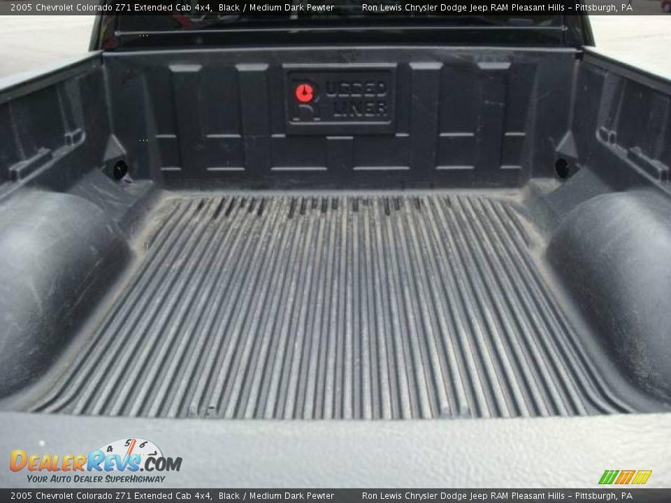 2005 Chevrolet Colorado Z71 Extended Cab 4x4 Black / Medium Dark Pewter Photo #11