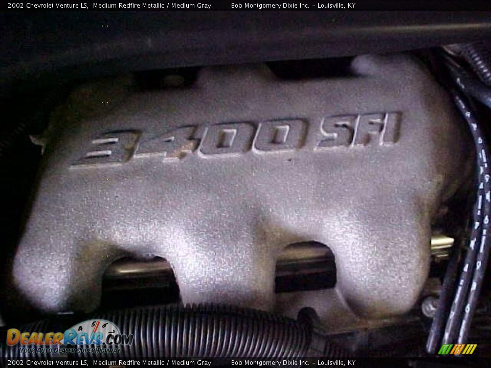 2002 Chevrolet Venture LS Medium Redfire Metallic / Medium Gray Photo #6