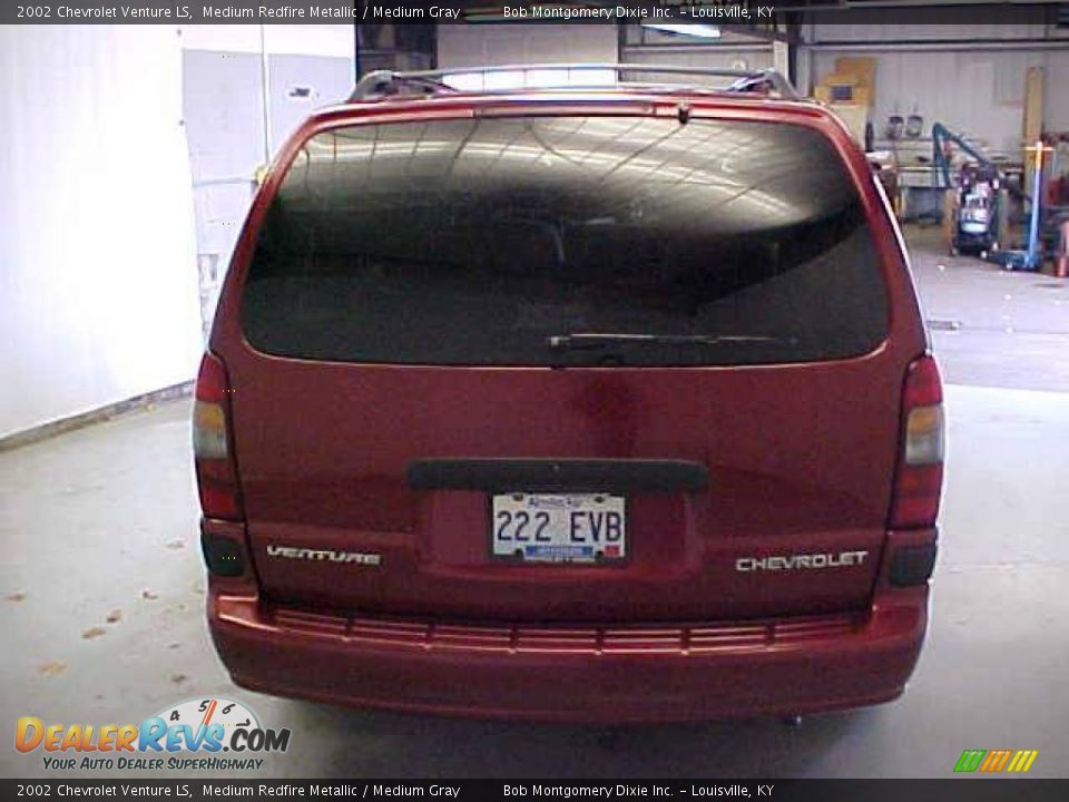 2002 Chevrolet Venture LS Medium Redfire Metallic / Medium Gray Photo #15