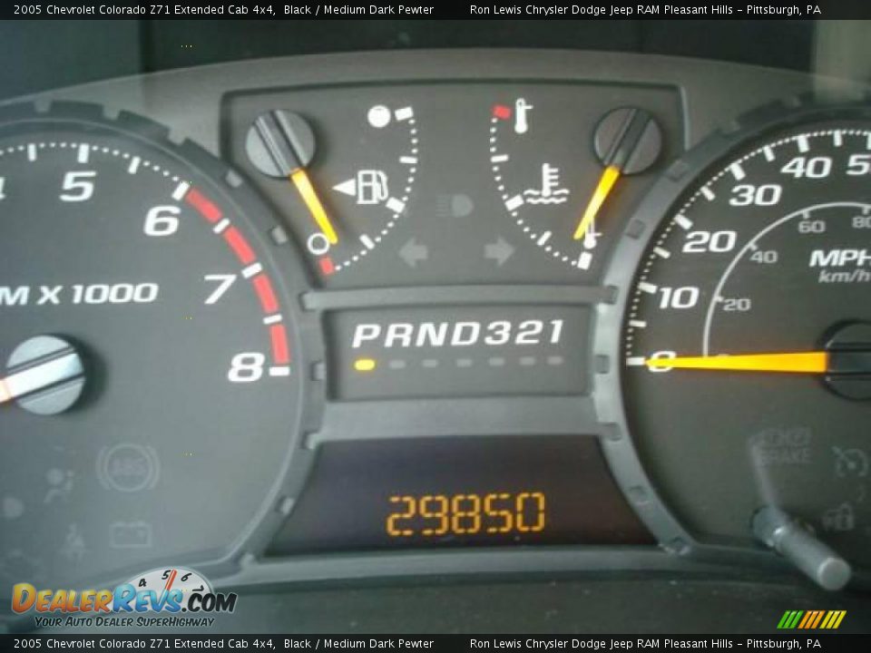 2005 Chevrolet Colorado Z71 Extended Cab 4x4 Black / Medium Dark Pewter Photo #25