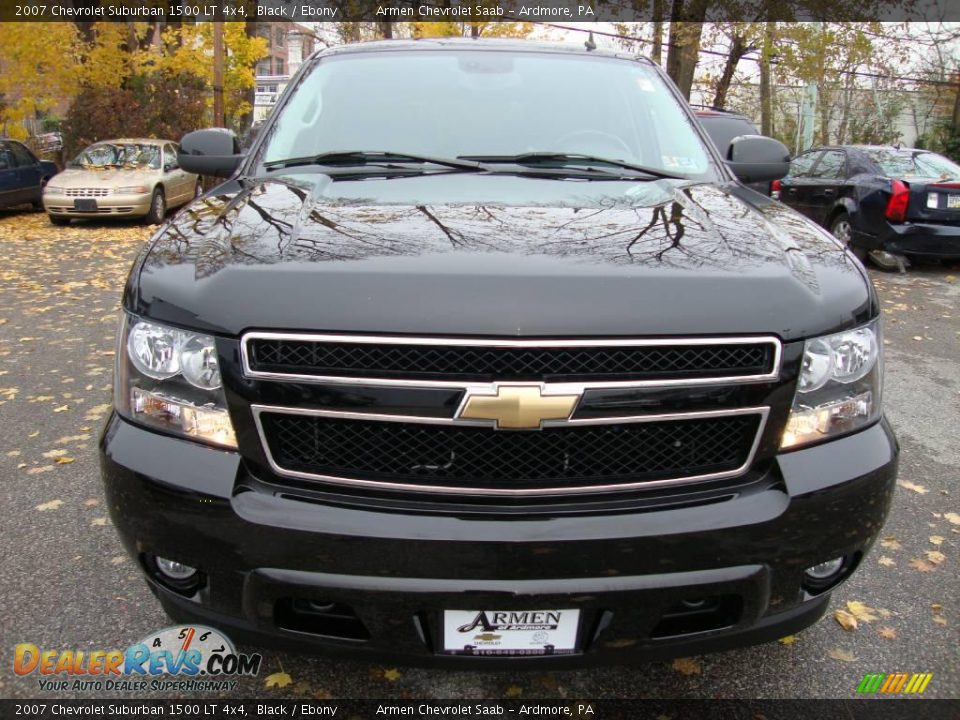 2007 Chevrolet Suburban 1500 LT 4x4 Black / Ebony Photo #3