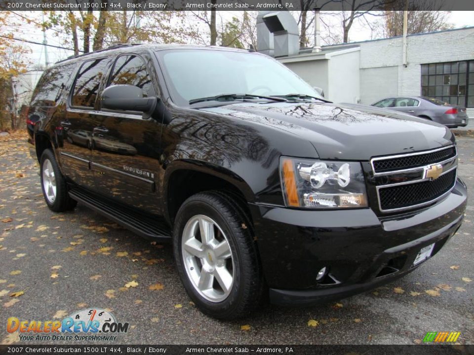 2007 Chevrolet Suburban 1500 LT 4x4 Black / Ebony Photo #5