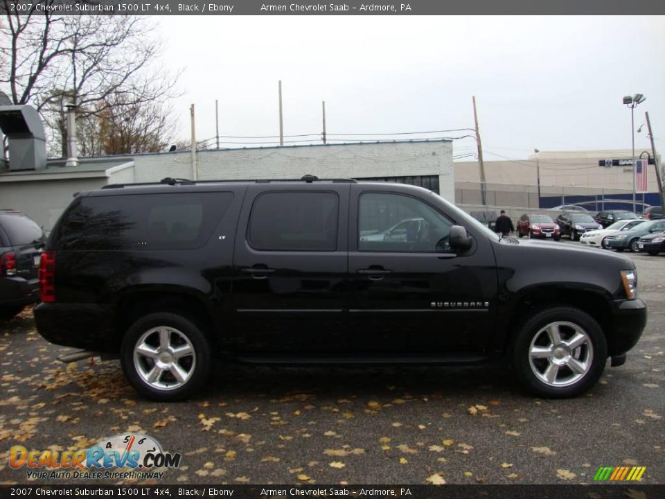 2007 Chevrolet Suburban 1500 LT 4x4 Black / Ebony Photo #6