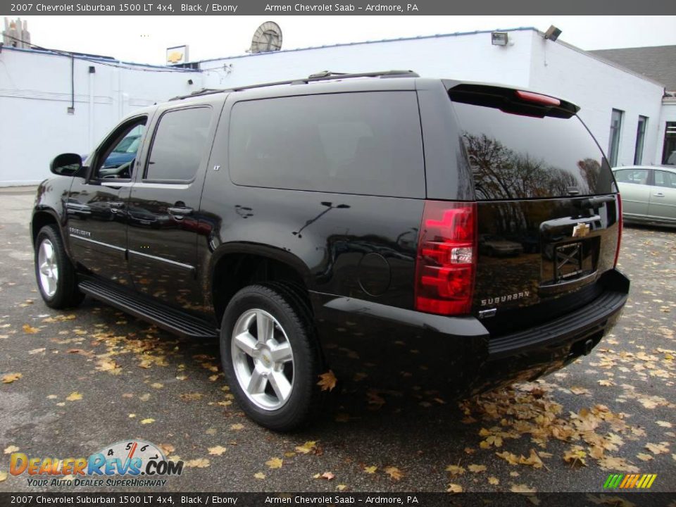 2007 Chevrolet Suburban 1500 LT 4x4 Black / Ebony Photo #9
