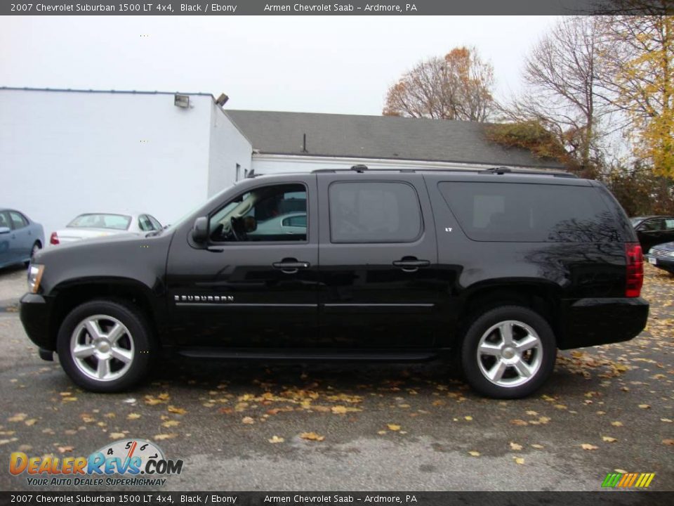 2007 Chevrolet Suburban 1500 LT 4x4 Black / Ebony Photo #10