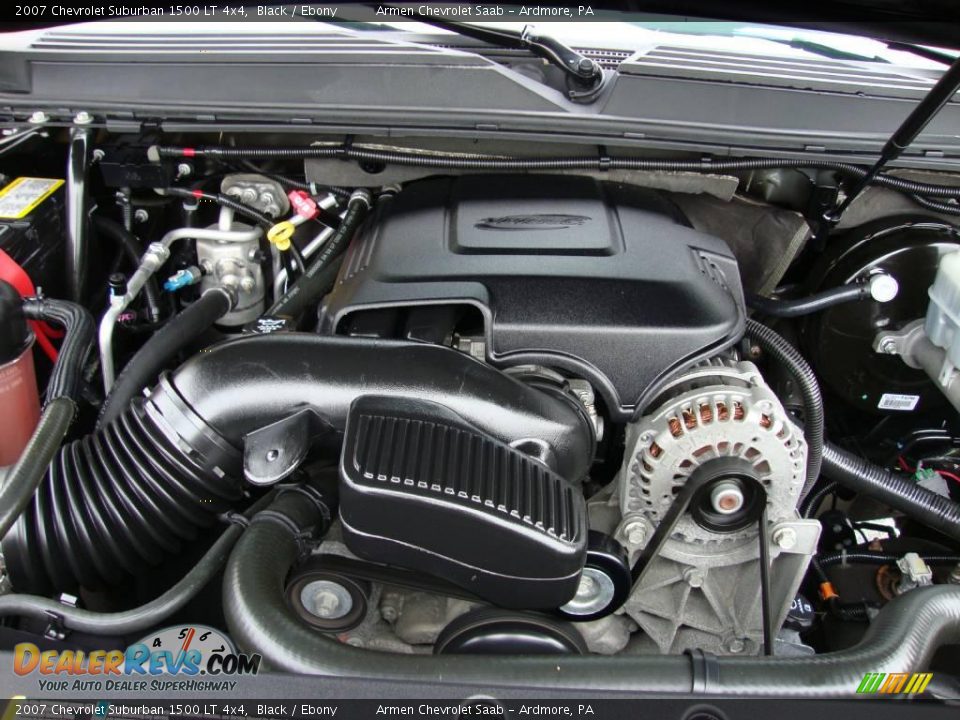 2007 Chevrolet Suburban 1500 LT 4x4 Black / Ebony Photo #29