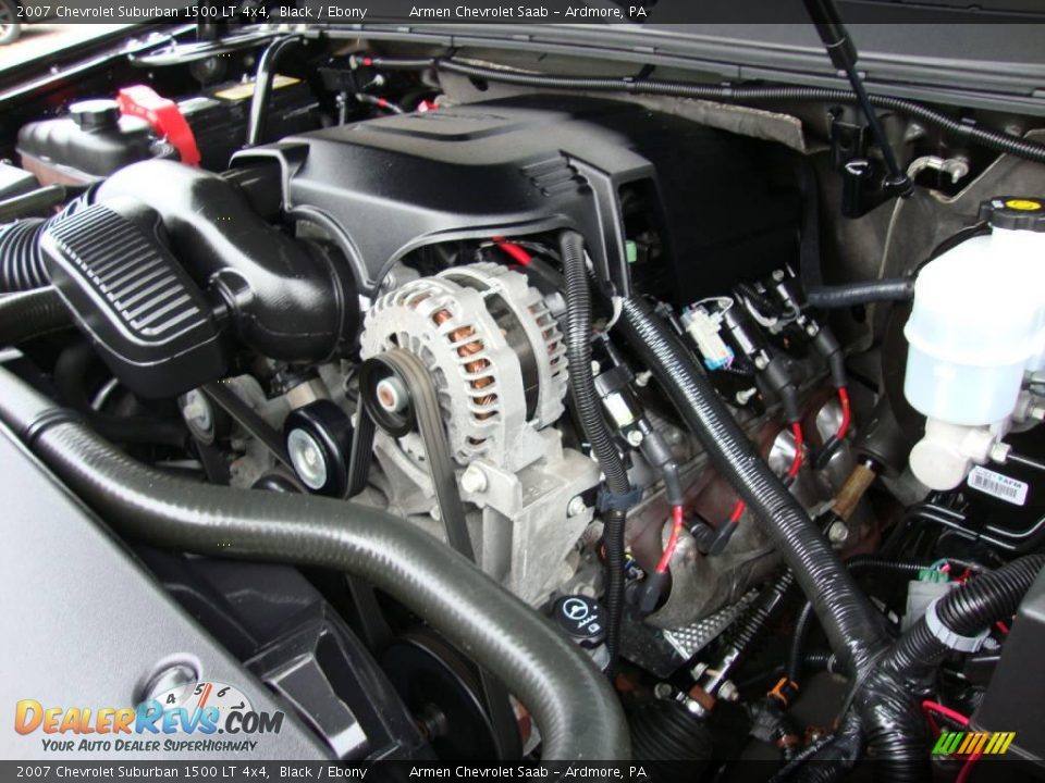 2007 Chevrolet Suburban 1500 LT 4x4 Black / Ebony Photo #30