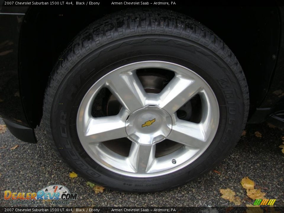 2007 Chevrolet Suburban 1500 LT 4x4 Black / Ebony Photo #32