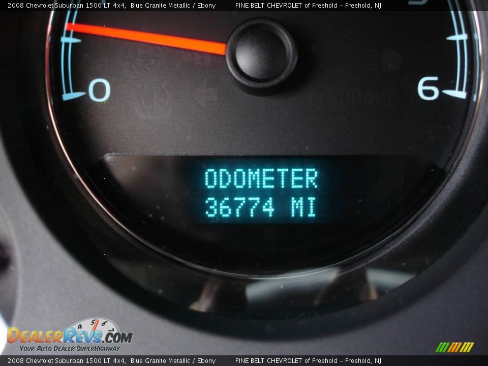2008 Chevrolet Suburban 1500 LT 4x4 Blue Granite Metallic / Ebony Photo #14