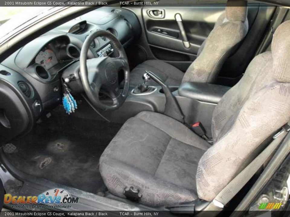 2001 Mitsubishi Eclipse GS Coupe Kalapana Black / Black Photo #7