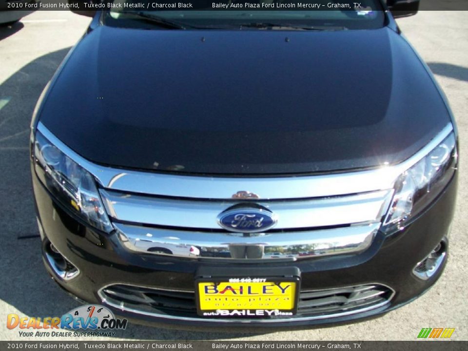 2010 Ford Fusion Hybrid Tuxedo Black Metallic / Charcoal Black Photo #1