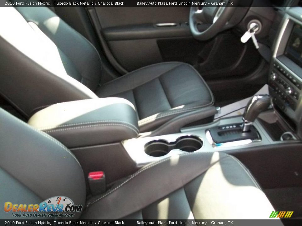 2010 Ford Fusion Hybrid Tuxedo Black Metallic / Charcoal Black Photo #7