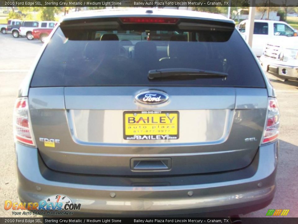 2010 Ford Edge SEL Sterling Grey Metallic / Medium Light Stone Photo #5