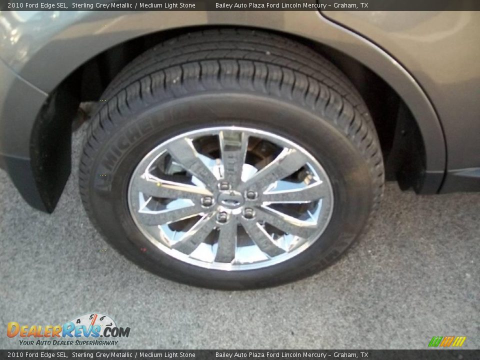 2010 Ford Edge SEL Sterling Grey Metallic / Medium Light Stone Photo #8