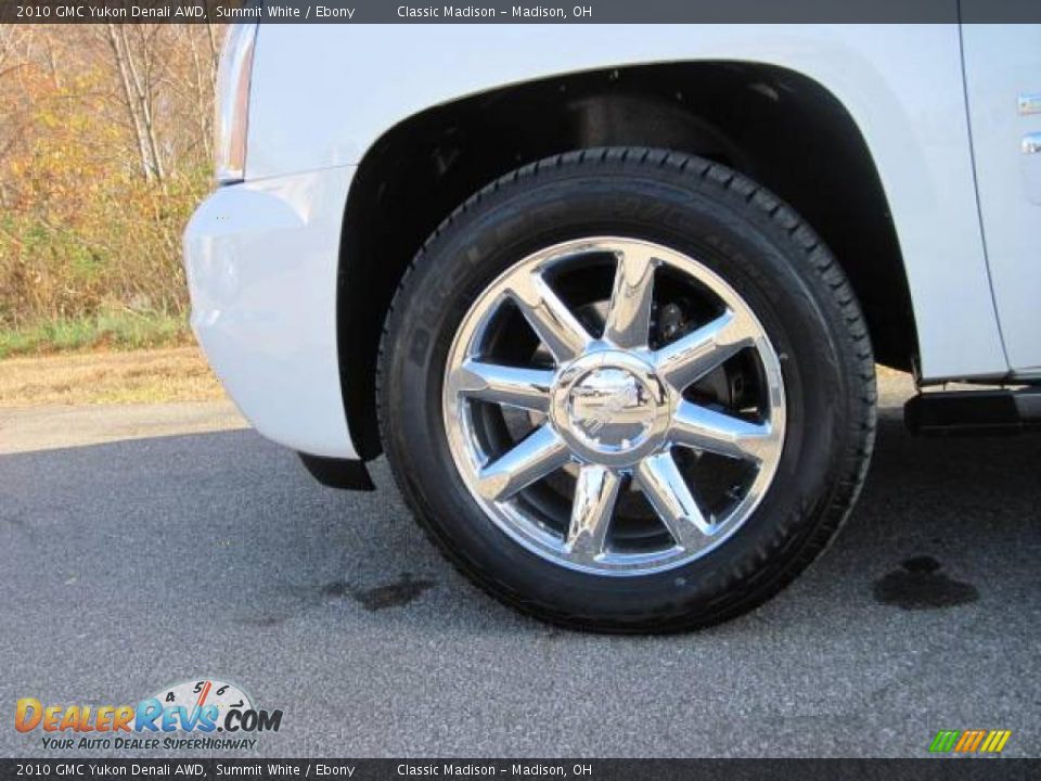 2010 GMC Yukon Denali AWD Summit White / Ebony Photo #5