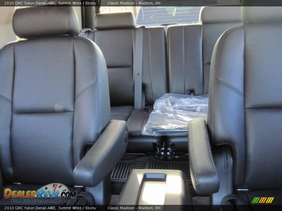 2010 GMC Yukon Denali AWD Summit White / Ebony Photo #9