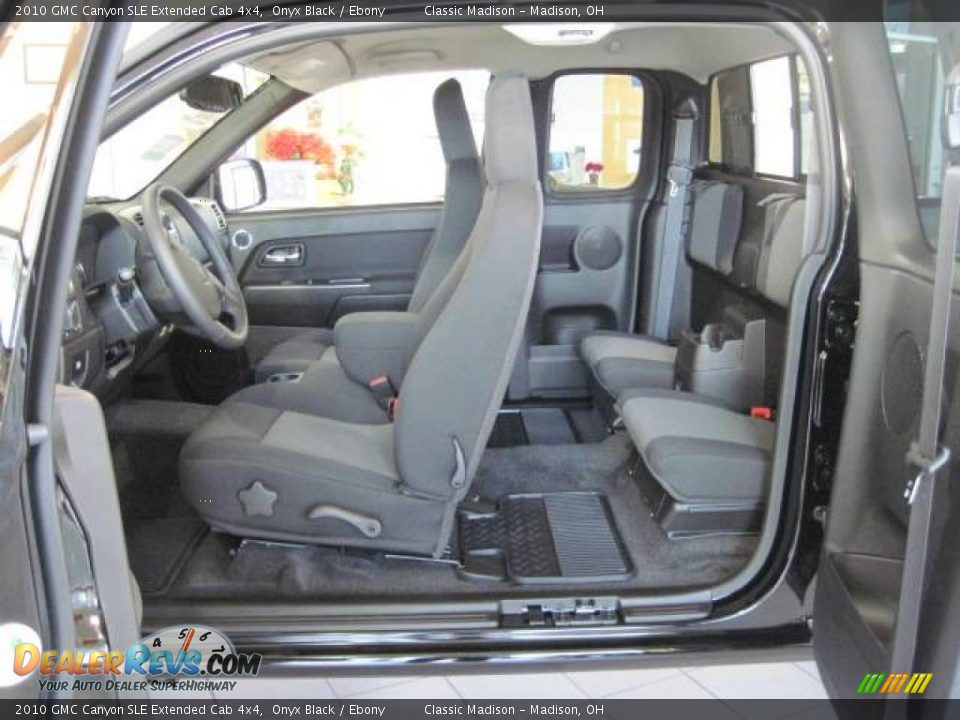 2010 GMC Canyon SLE Extended Cab 4x4 Onyx Black / Ebony Photo #6