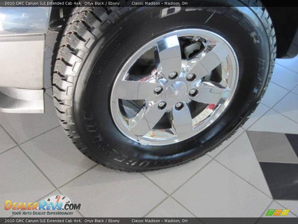 2010 GMC Canyon SLE Extended Cab 4x4 Onyx Black / Ebony Photo #7