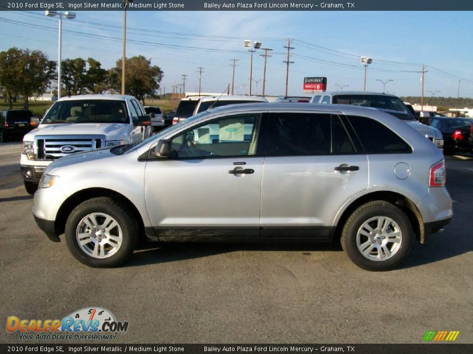 2010 Ford Edge SE Ingot Silver Metallic / Medium Light Stone Photo #2