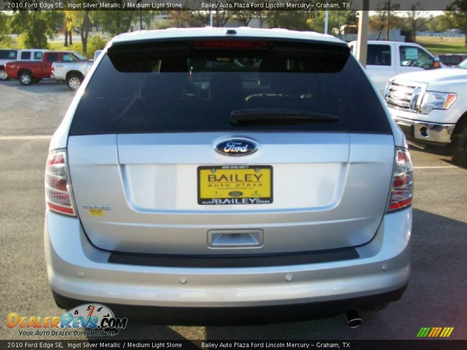 2010 Ford Edge SE Ingot Silver Metallic / Medium Light Stone Photo #5