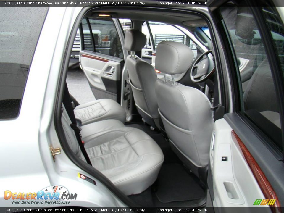 2003 Jeep Grand Cherokee Overland 4x4 Bright Silver Metallic / Dark Slate Gray Photo #11