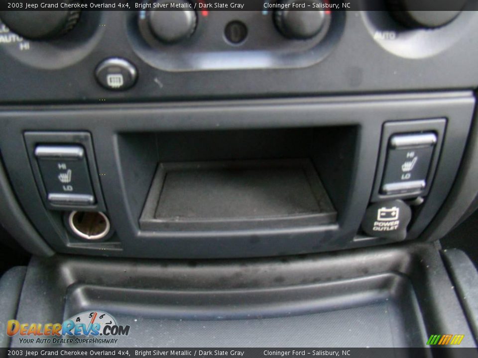 2003 Jeep Grand Cherokee Overland 4x4 Bright Silver Metallic / Dark Slate Gray Photo #24